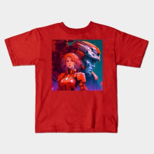 Star Driver  - Vintage Art | Mecha Kids T-Shirt